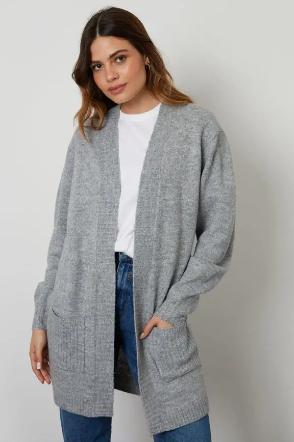 'Ocean' Longline Knitted Cardigan