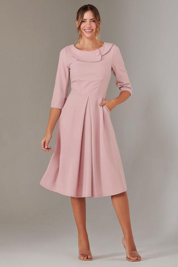 Sloan 3/4 Sleeve Midi Dress