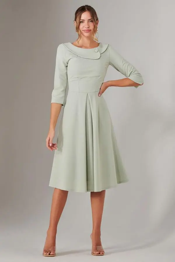 Sloan 3/4 Sleeve Midi Dress