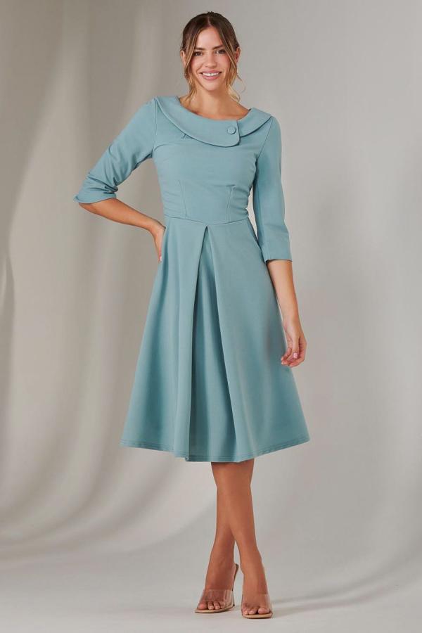 Sloan 3/4 Sleeve Midi Dress