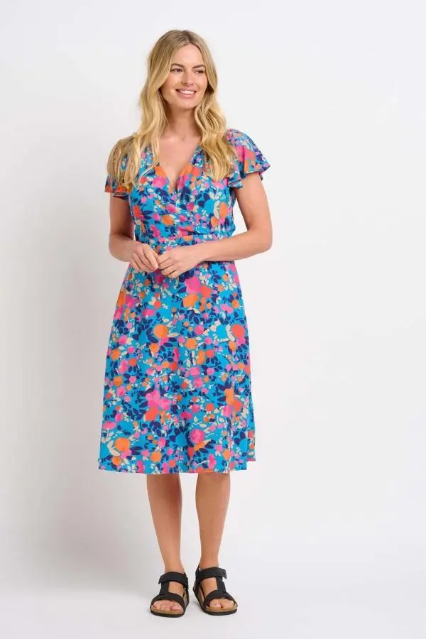 Bloom Floral Wrap Dress