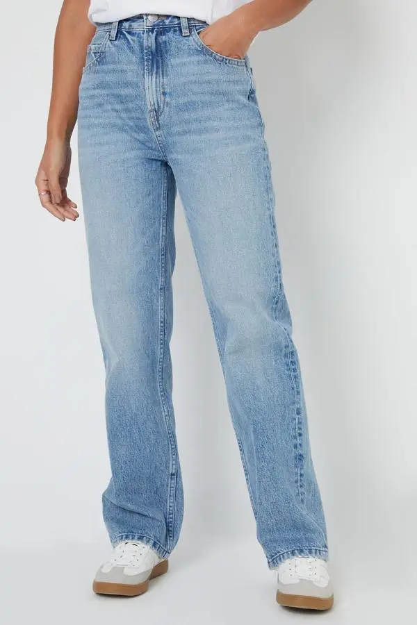 Wide Straight Leg Jeans