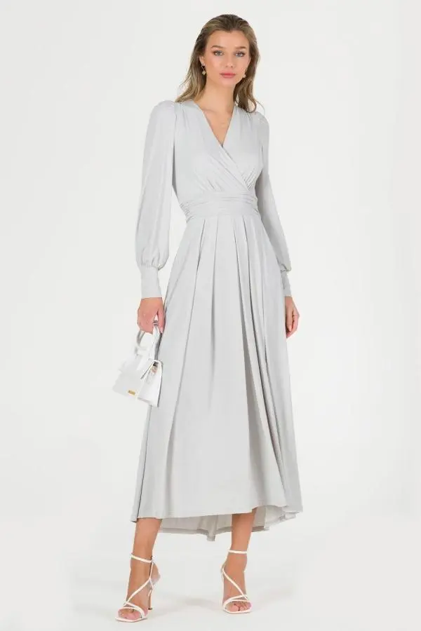 Rashelle Jersey Long Sleeve Maxi Dress