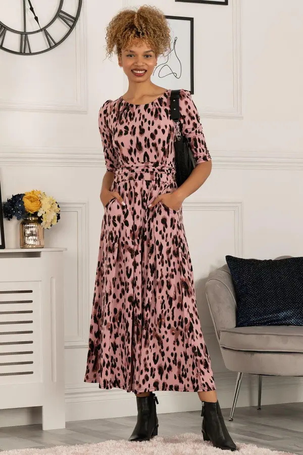 Pauline Sleeved Maxi Dress