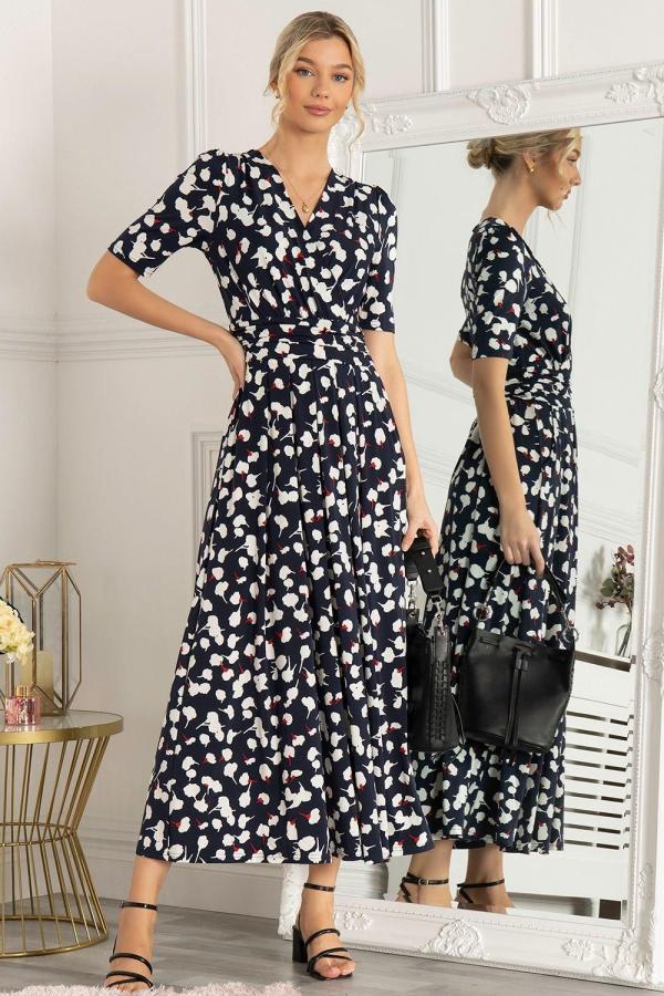 Acadia Wrap Maxi Dress