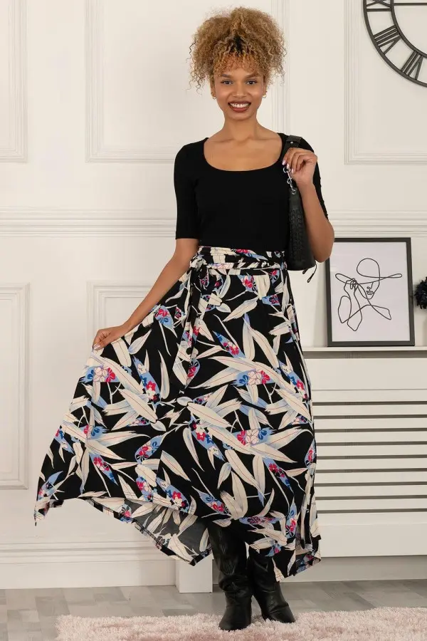 Cady Hanky Maxi Skirt