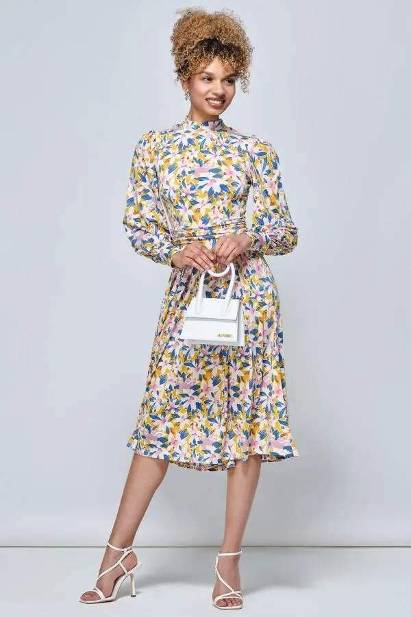 Vesper Long Sleeve Midi Dress