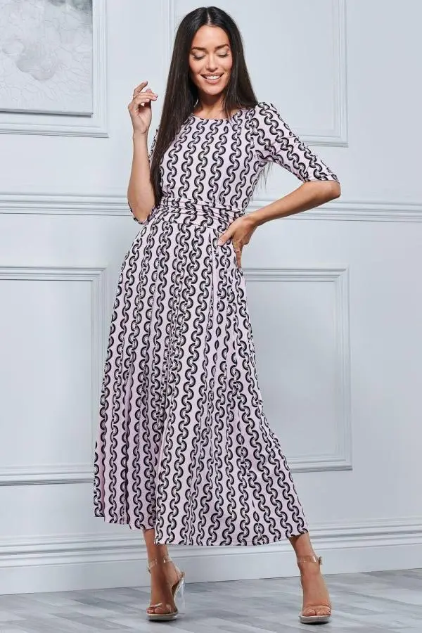 Pauline Sleeved Maxi Dress