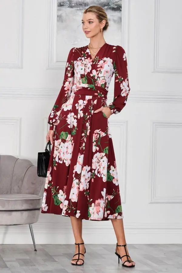 Kamille Long Sleeve Maxi Dress