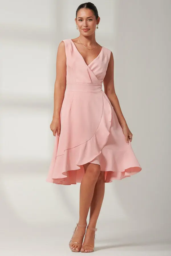 Eliza Frill Hem Dress