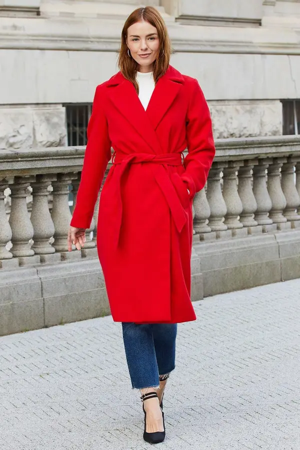 'Decaf' Formal Belted Coat