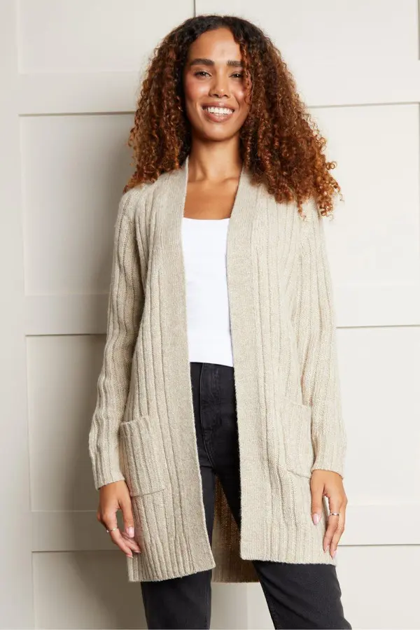 'Marcel' Knitted Open Cardigan