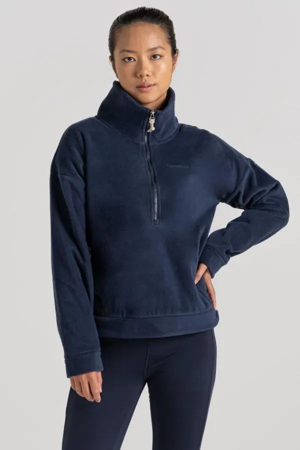 Recycled Microfleece 'Caprice' Half-Zip Fleece