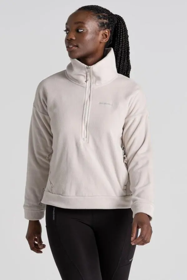 Recycled Microfleece 'Caprice' Half-Zip Fleece