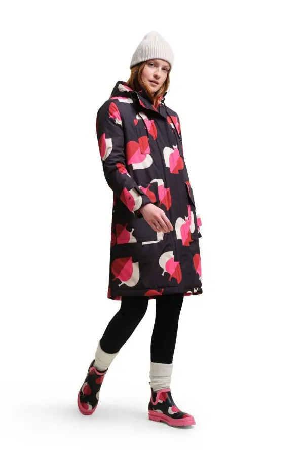 'Orla Kiely' Longline Waterproof Jacket