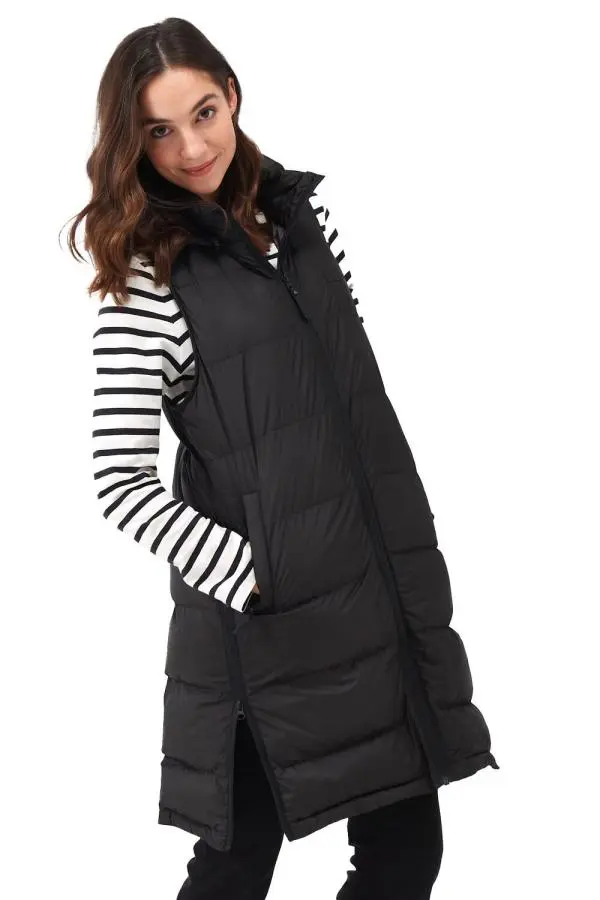 'Ganella' Quilted Longline Gilet