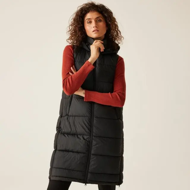 'Ganella' Quilted Longline Gilet