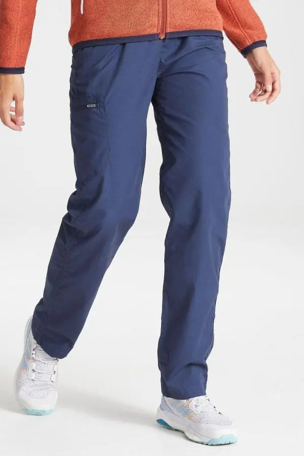 Water-Repellent Cotton Blend 'Classic Kiwi II' Walking Trousers