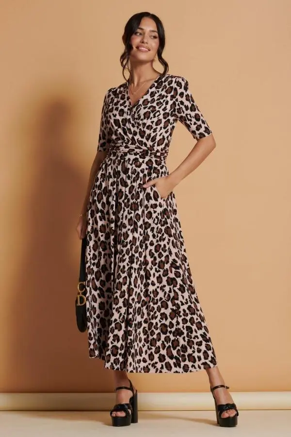 Josie Animal Print Maxi Dress