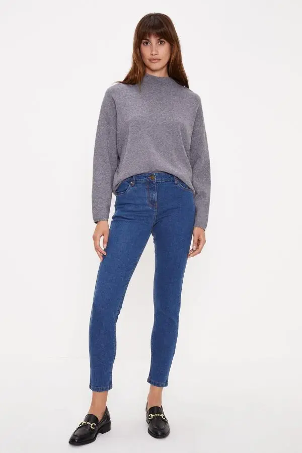 Jade Mid Rise Skinny Jeans