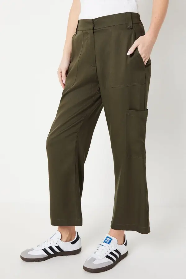 Drapey Pocket Detail Cargo Trouser