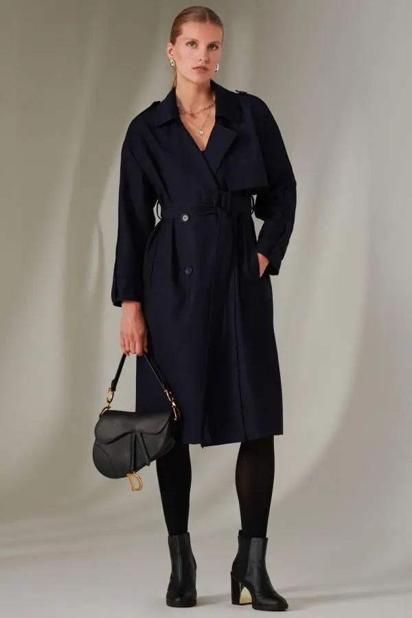 Double Breasted Trench Coat