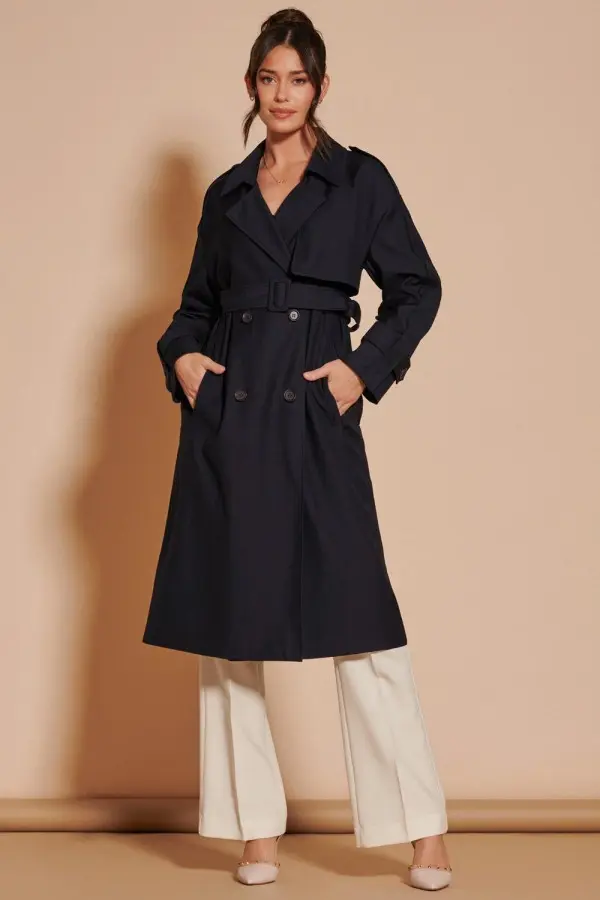 Double Breasted Trench Coat