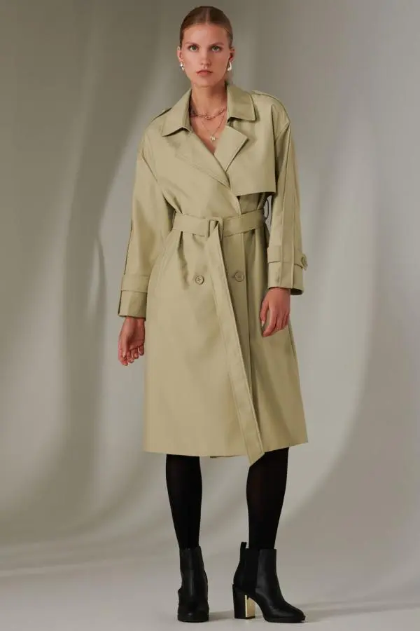 Double Breasted Trench Coat