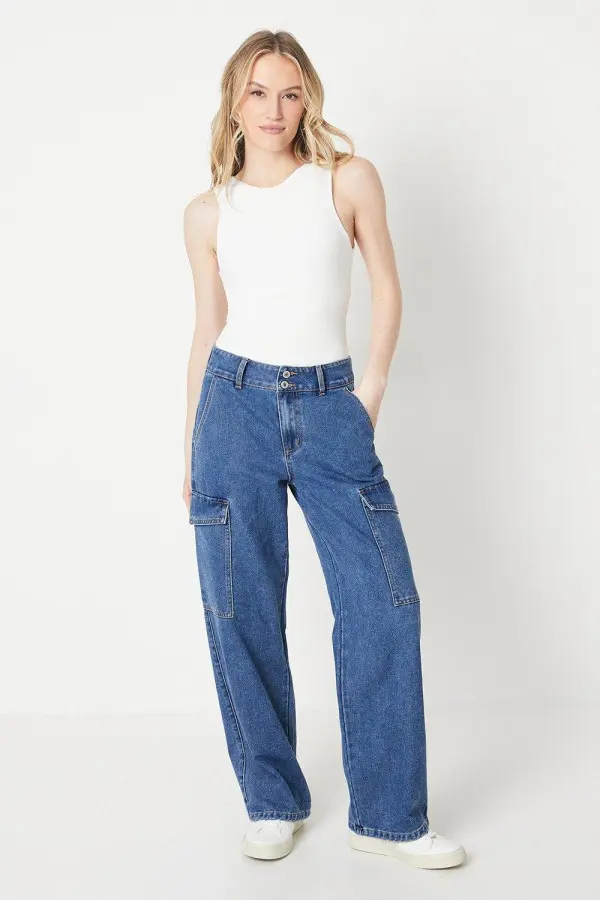 Cargo Denim Jeans