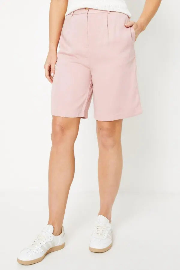 Top Stitch Longline Shorts