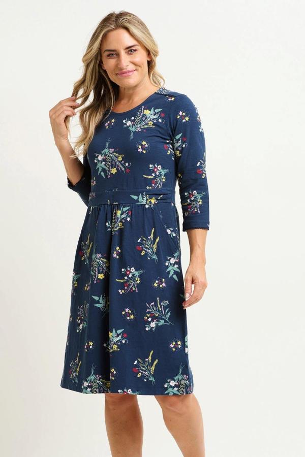 Spring Bunches Tea Dress