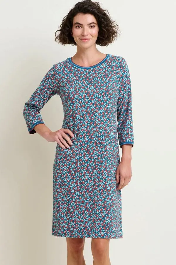 Pressed Flowers Tipping Dress