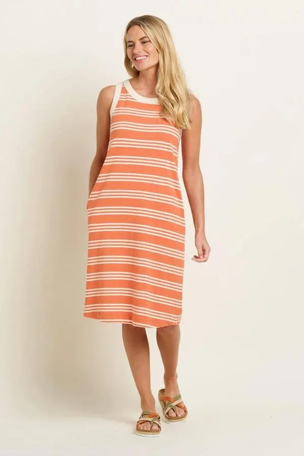 Ava Stripe Sleeveless Dress