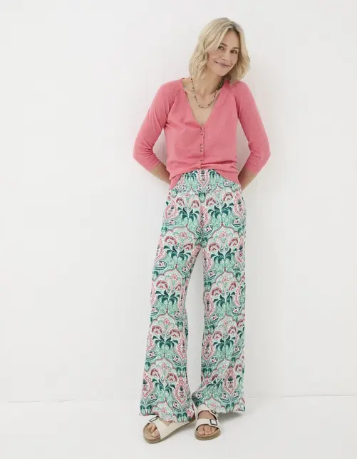 Leila Mirror Paisley Palazzo Trousers