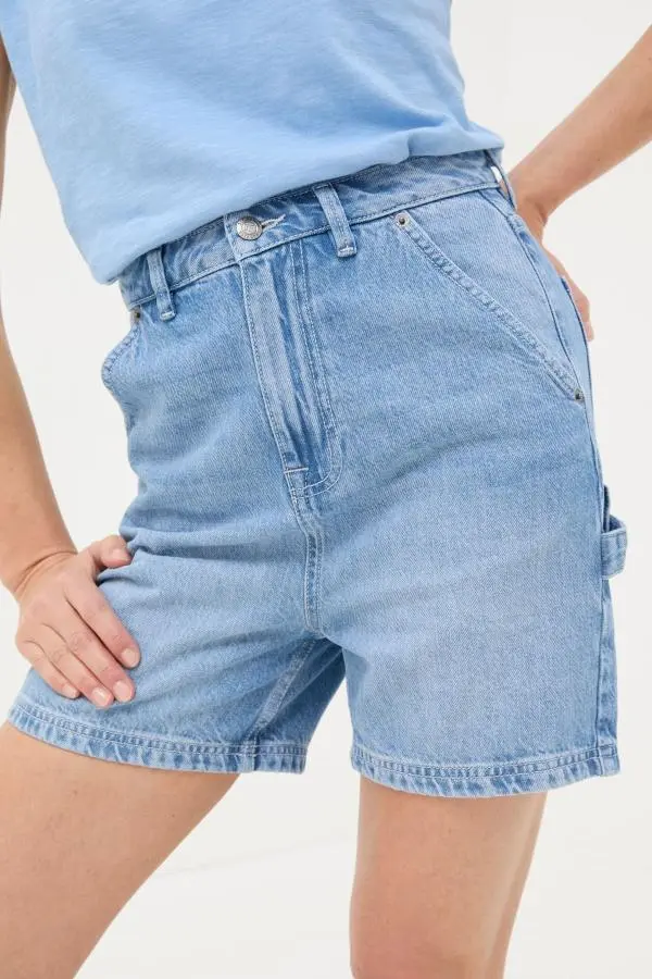 Fat Face - Cali Blue Denim Carpenter Shorts