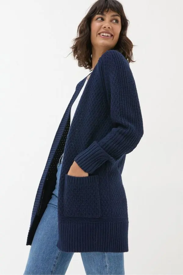 Fat Face - Hannah Navy Cardigan