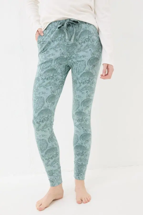 Fat Face - Ellie Teal Green Woodland Leggings