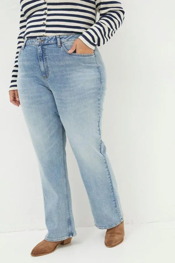 Fat Face - Blue Brooke Bootcut Jeans