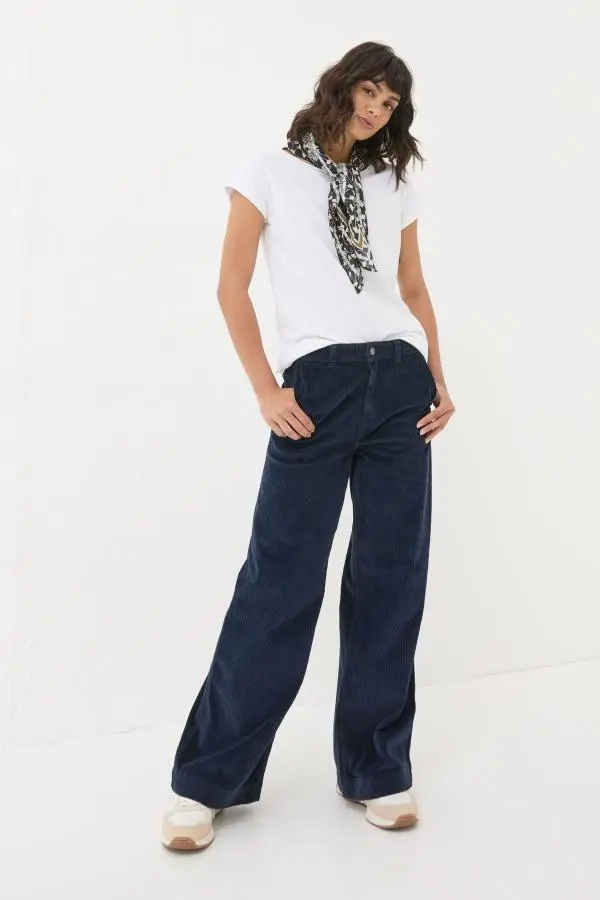 Fat Face - Kendall Blue Cord Trousers