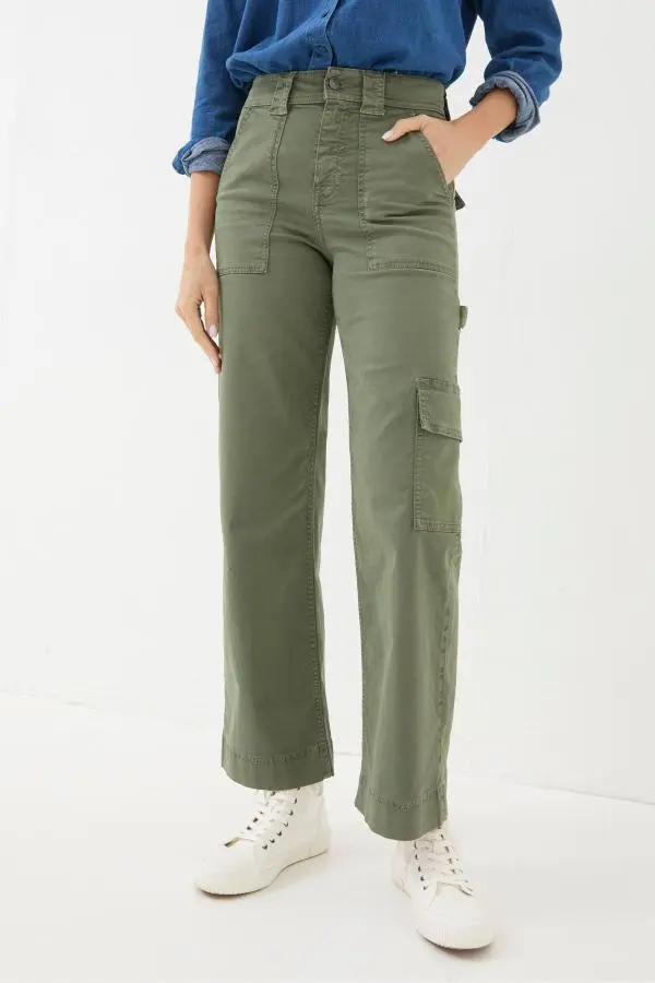 Fat Face - Leigh Green Carpenter Trousers