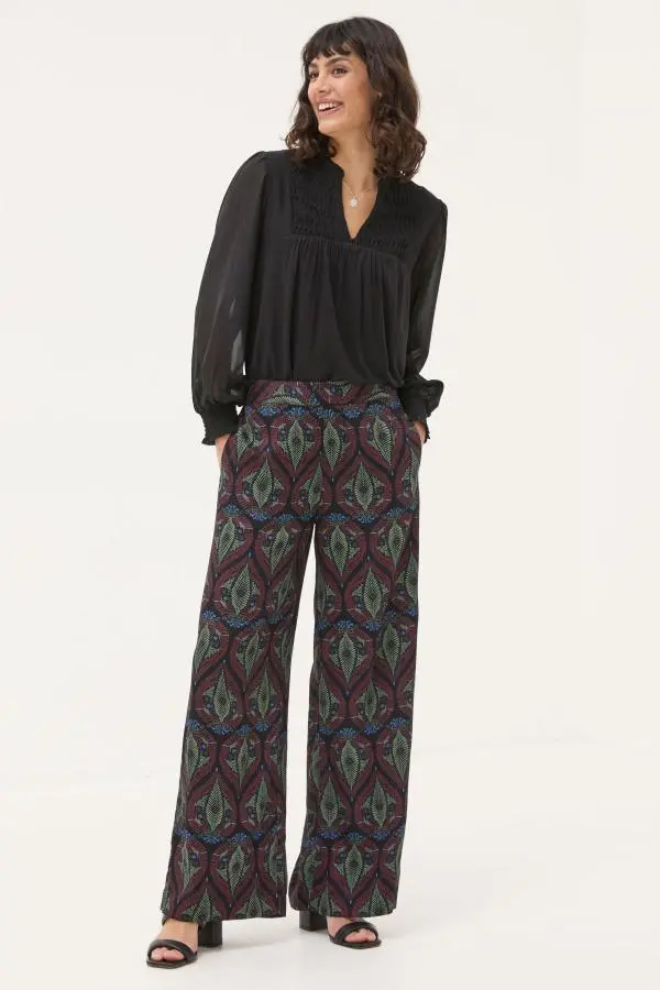 Fat Face - Multi Dec Leaf Trousers