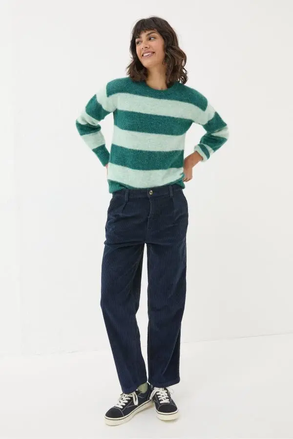 Fat Face - Navy Cinnamon Cord Trousers