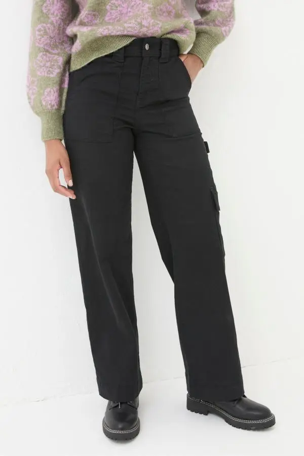 Fat Face - Leigh Black Carpenter Trousers