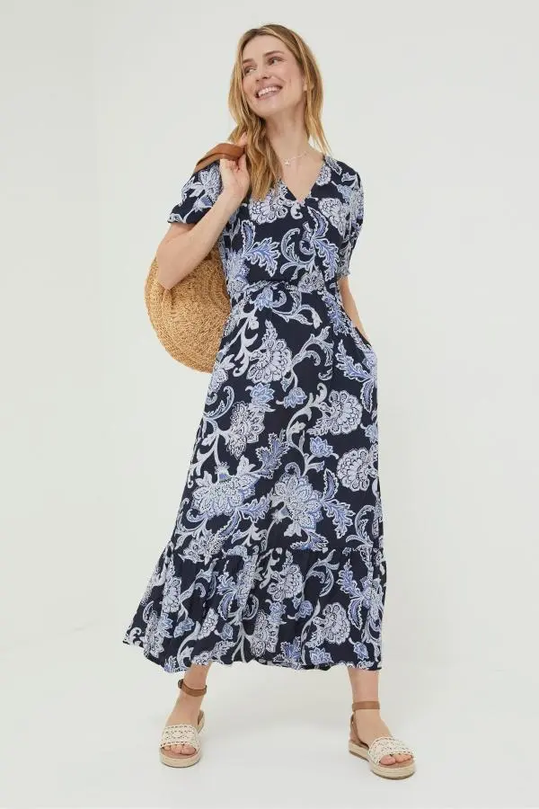 Fat Face - Blue Palace Maxi Dress