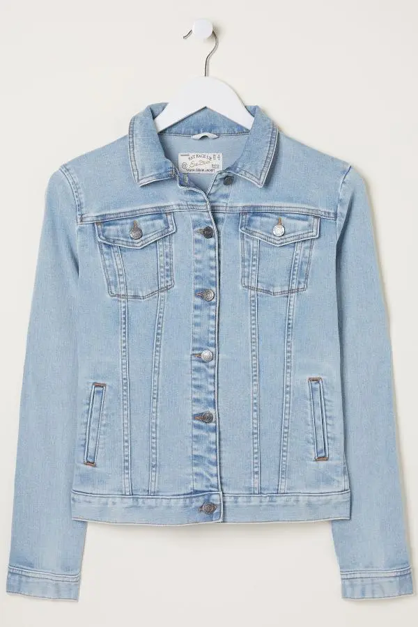 Fat Face - Tasha Blue Denim Jacket