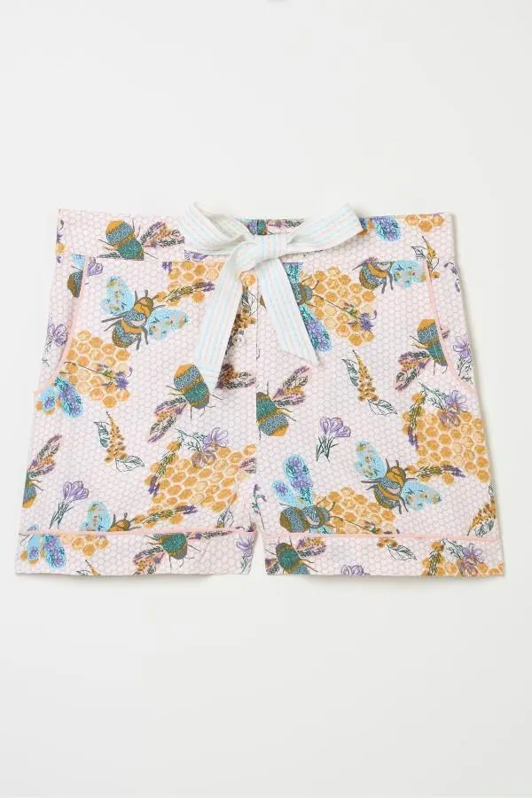 Fat Face - Multi Betty Bee Pyjama Shorts