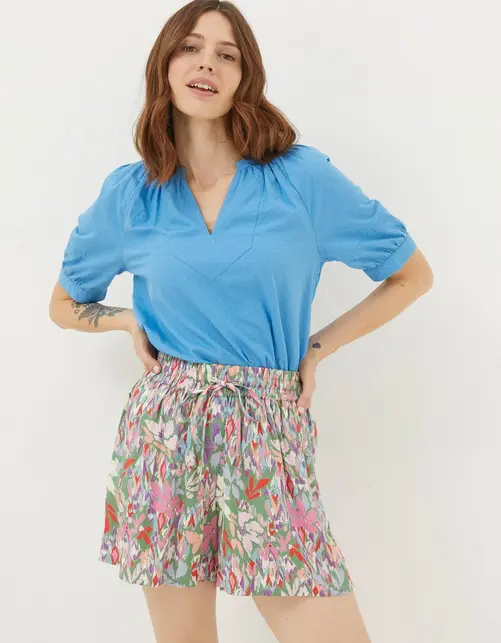 Expressive Floral Flippy Shorts