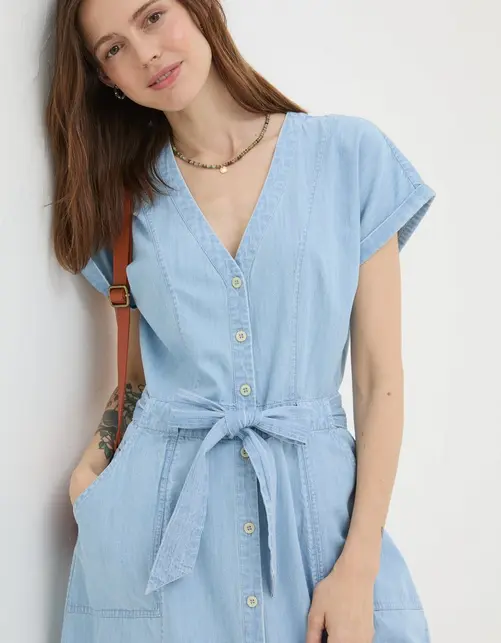 Odette Denim Midi Dress