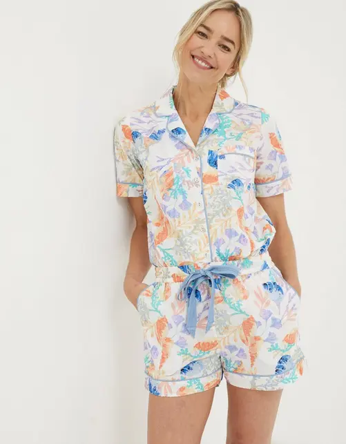 Ocean Shell Pyjama Shorts