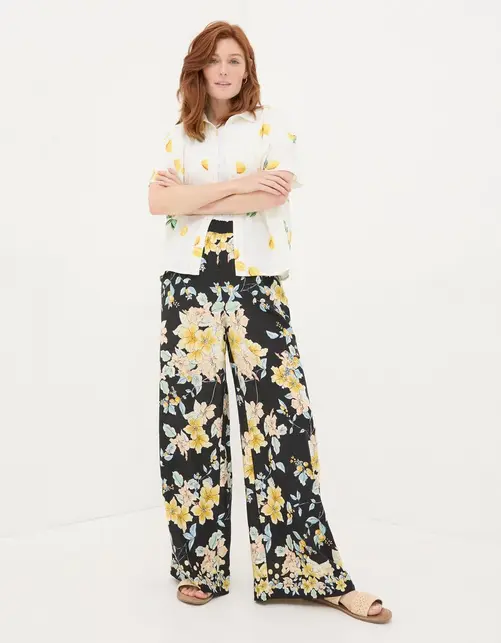 Jenna Citrus Floral Trousers